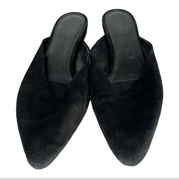 Everlane‎ Black Suede Mules - Picture 2 of 6